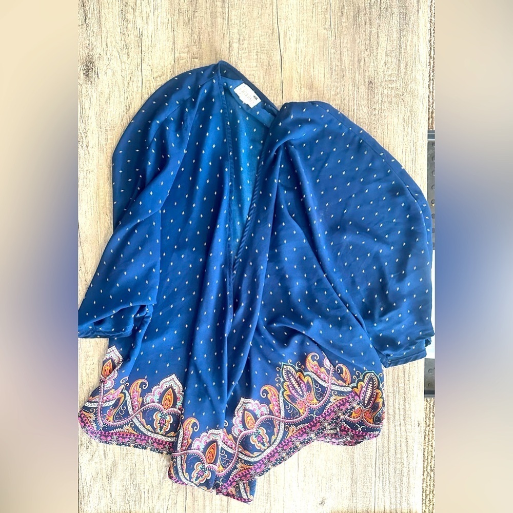 LA Hearts Kimono One Size
